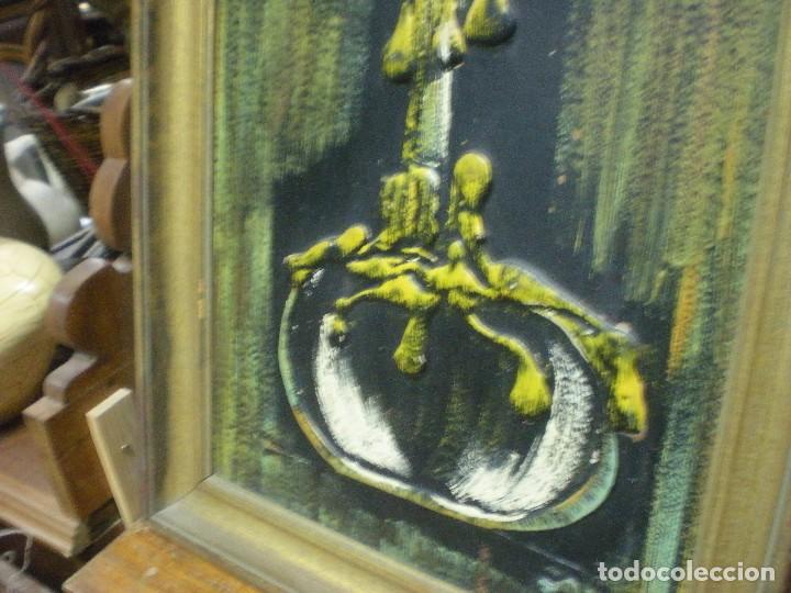 Otros objetos de arte: Reproducci&oacute;n de vela, con relieve, sobre tablex - Foto 3