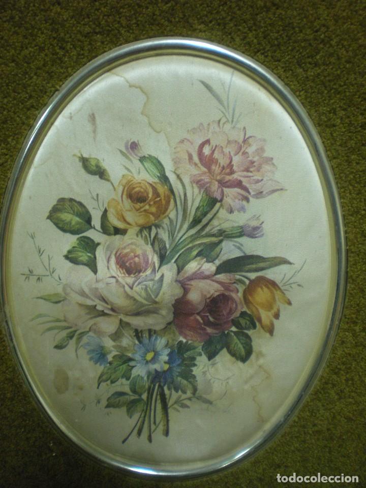 Otros objetos de arte: Ramo de flores en seda con marco de aluminio - Foto 2