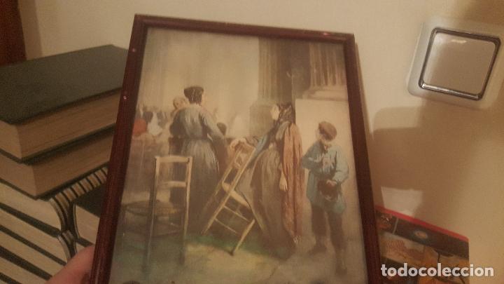 Otros objetos de arte: CUADRO ANTIGUO FIRMADO - Foto 2
