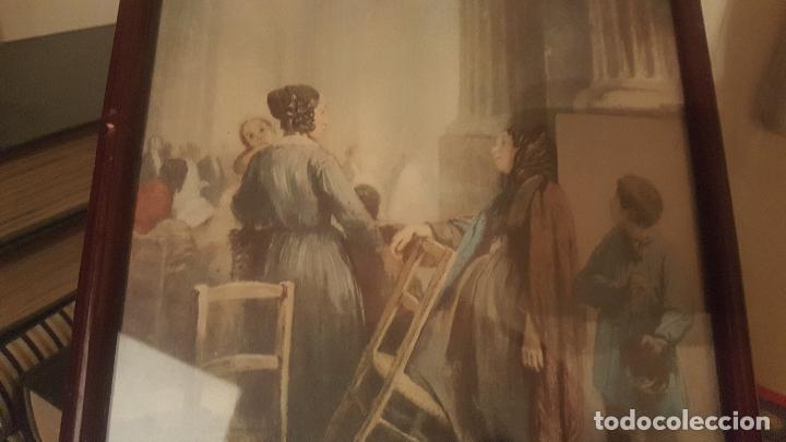 Otros objetos de arte: CUADRO ANTIGUO FIRMADO - Foto 4
