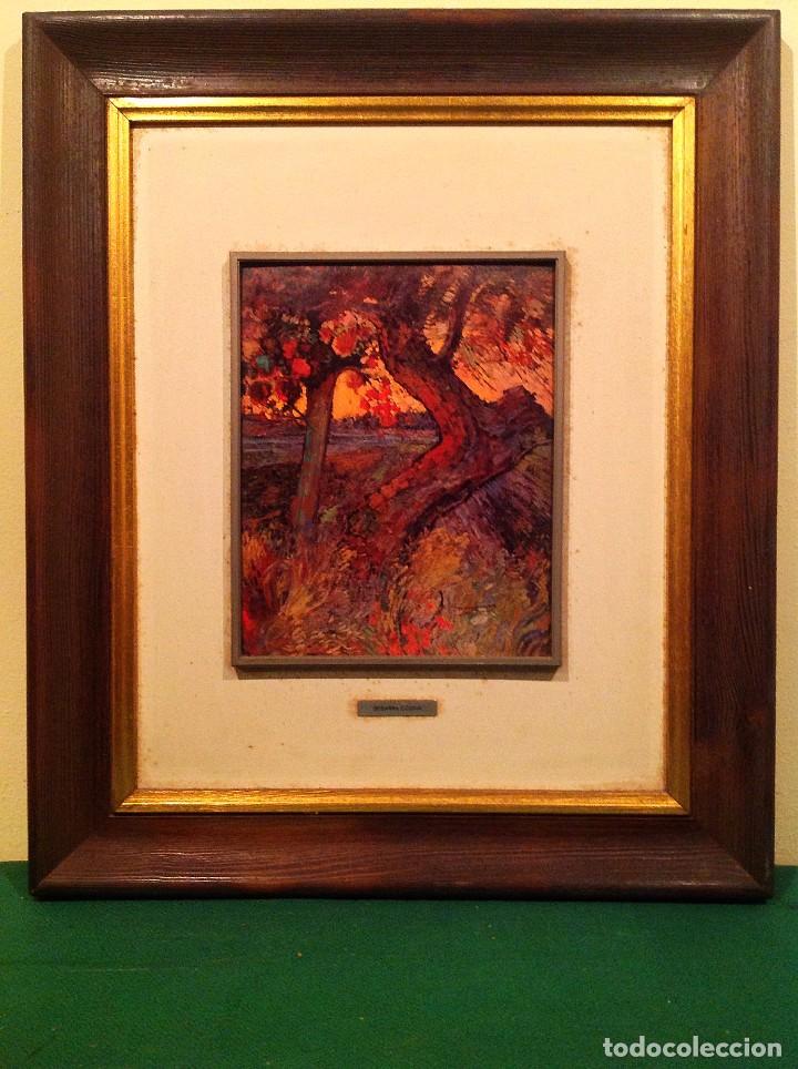 Otros objetos de arte: Pintura Al Esmalte De Damia Segarra Codina 1936 - Foto 1