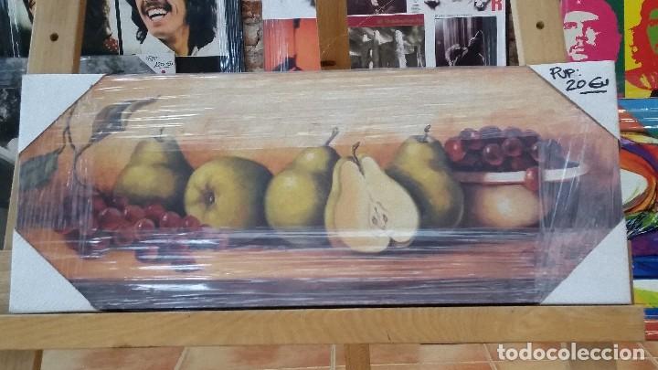 Otros objetos de arte: CUADRO BODEGON, EN MADERA, DE TAMA&Ntilde;O 60x20 cm. NUEVO SIN USO - Foto 1