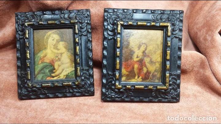Otros objetos de arte: PAREJA DE CUADROS ESTILO ISABELINO - Foto 5