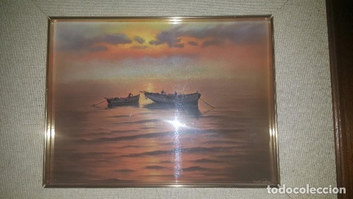 Otros objetos de arte: CUADRO BARCAS - Foto 3