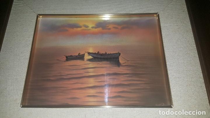 Otros objetos de arte: CUADRO BARCAS - Foto 4