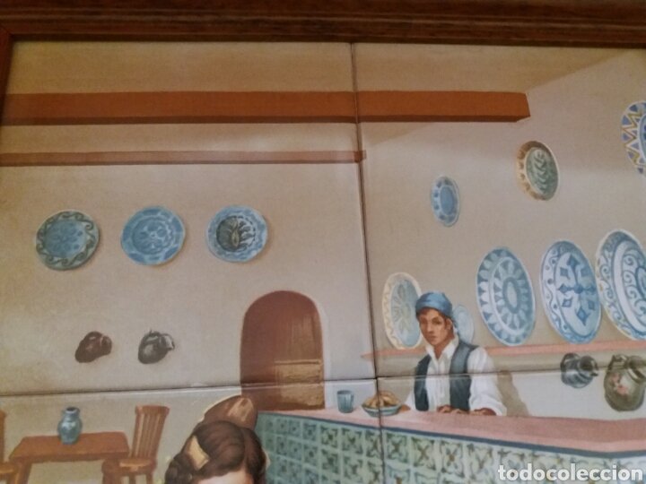 Otros objetos de arte: CUADRO DE MOSAICOS CON MARCO DE MADERA - Foto 3