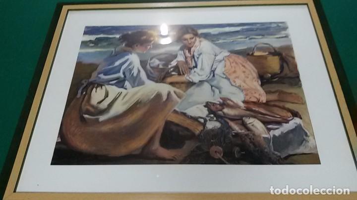 Otros objetos de arte: CUADRO PESCADORAS - Foto 1