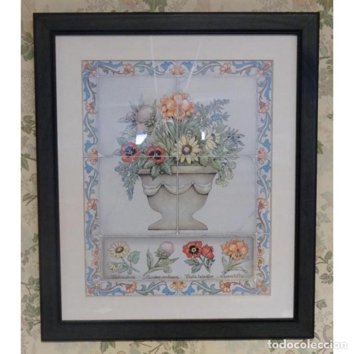 Otros objetos de arte: CUADRO FLORES 57 X 67 - Foto 1