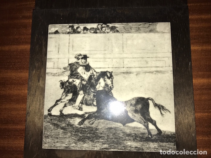 Otros objetos de arte: AZULEJOS GRABADO GOYA - Foto 3
