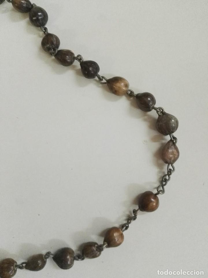 Otros objetos de arte: Collar de semillas antiguo - Foto 4