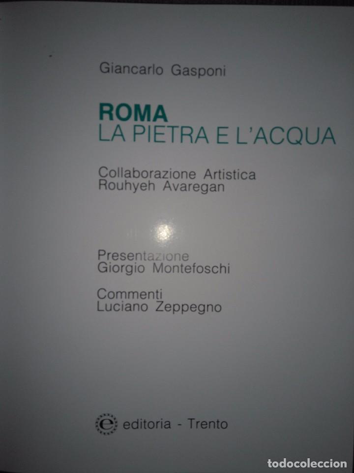 Otros objetos de arte: ROMA. LA PIETRA E LACQUA - Foto 5