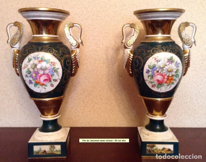 Otros objetos de arte: Pareja de jarrones decorados - Foto 1