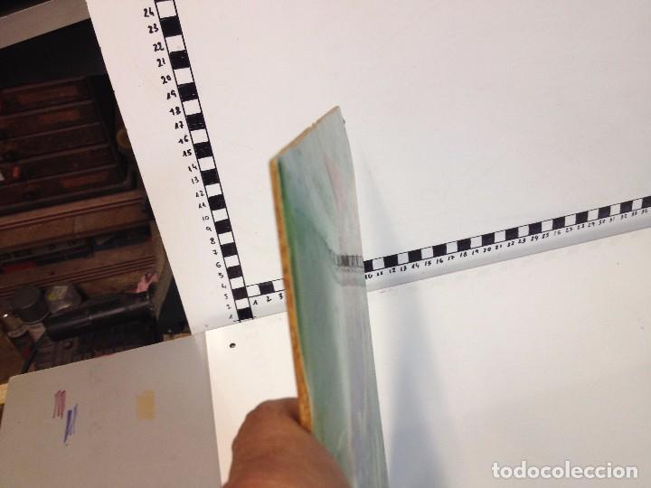 Otros objetos de arte: CUADRO LAMINA DE PASTORCILLO/A BISELADA PEGADA SOBRE MADERA (L ) - Foto 3