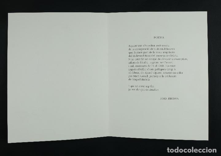 Otros objetos de arte: Poema de Joan Brossa 1 abril 1993 - Foto 2