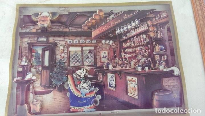 Otros objetos de arte: cuadro 3 d, en tres dimensiones, original representa un bar - Foto 2