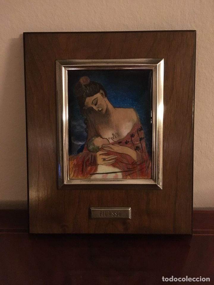 Otros objetos de arte: Cuadro Picasso esmaltado al fuego. - Foto 1