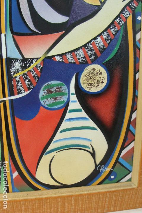 Otros objetos de arte: Acr&iacute;lico sobre tablero - Copia de Picasso - Foto 7