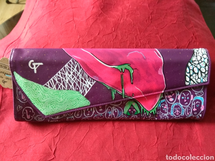 Otros objetos de arte: CARTERA pintada a mano - Foto 1