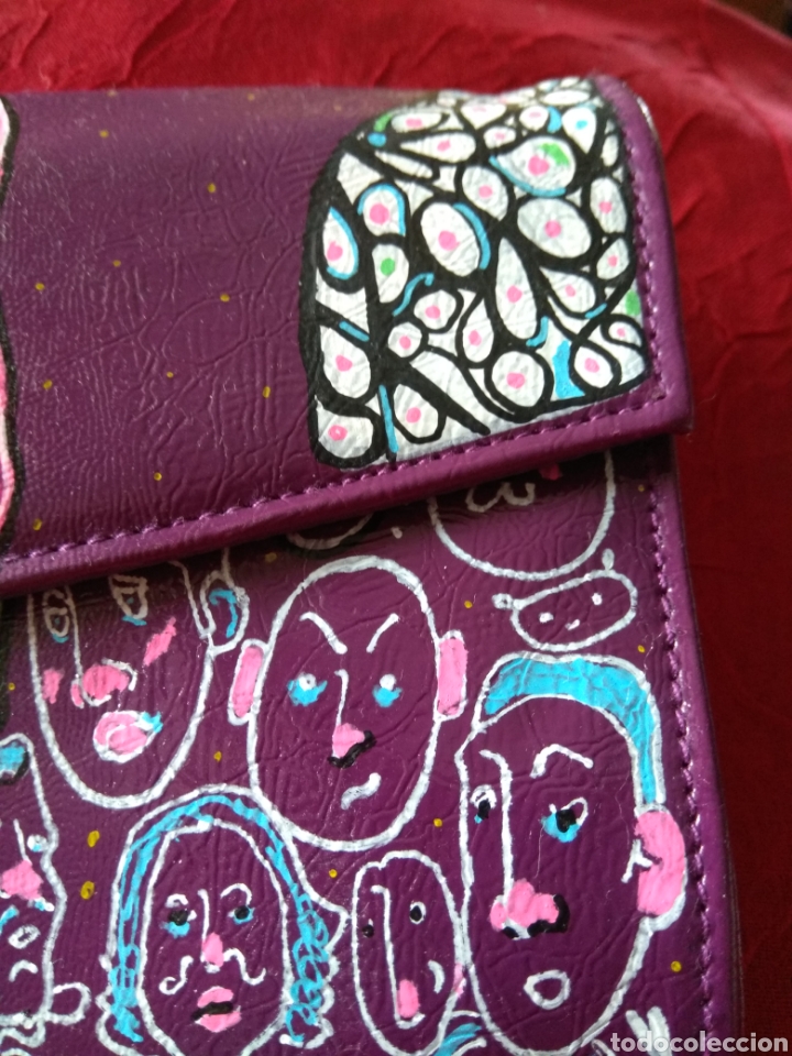 Otros objetos de arte: CARTERA pintada a mano - Foto 2