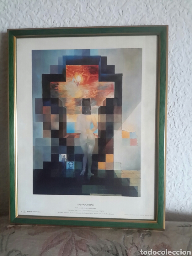 Otros objetos de arte: Lamina enmarcada de Dali, de gran calidad - Foto 1