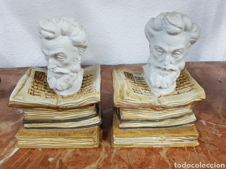 Otros objetos de arte: Pareja sujetalibros Davila - Foto 1
