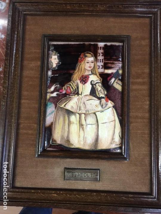 Otros objetos de arte: MENINA , VELAZQUEZ, ESMALTE DECORARTIS - Foto 1