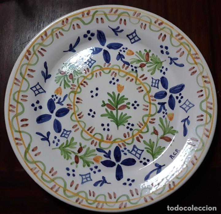 Otros objetos de arte: REPRODUCCI&Oacute;N DE PLATO 31 cms. ONDA. - Foto 1