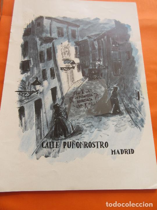 Otros objetos de arte: LAMINA 1945 - CALLE PU&Ntilde;ONROSTRO MADRID - Foto 1