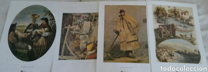 Otros objetos de arte: 4 laminas tipo poster Galicia - Foto 1
