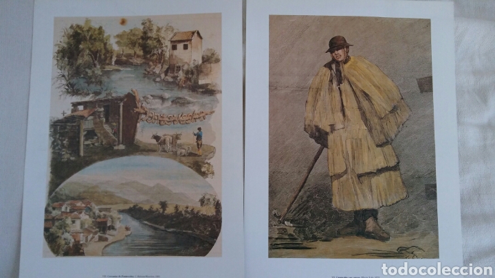 Otros objetos de arte: 4 laminas tipo poster Galicia - Foto 3