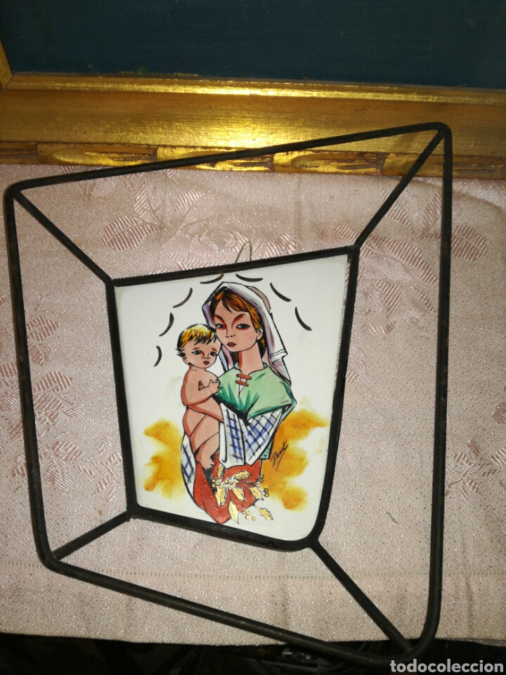 Otros objetos de arte: Cuadro azulejo pintado - Foto 1
