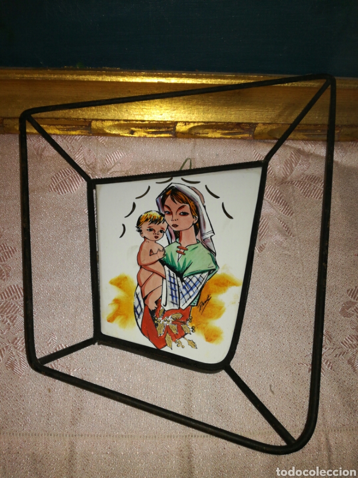Otros objetos de arte: Cuadro azulejo pintado - Foto 4