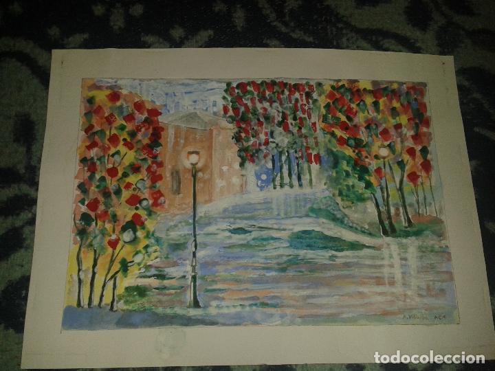 Otros objetos de arte: PASEO FLORIDO,ACRILICA - Foto 1
