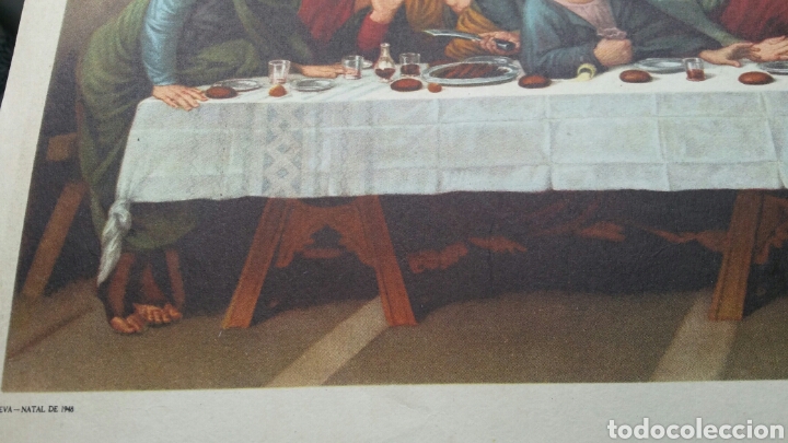 Otros objetos de arte: A Ceia - lamina Leonardo da Vinci - 1948 - Foto 2