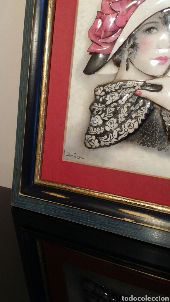 Otros objetos de arte: Cuadro Elena Oliveras - Foto 3