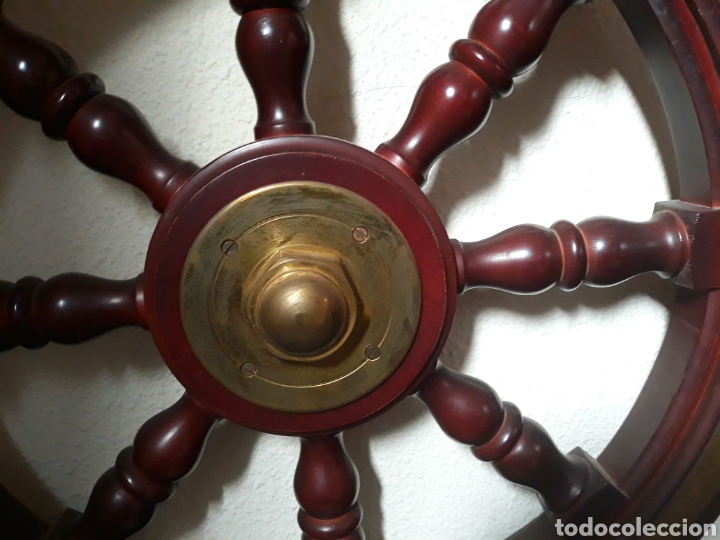 Otros objetos de arte: ANTIGUO TIM&Oacute;N GRANDE DE MADERA MACIZA. Ref s4 - Foto 3