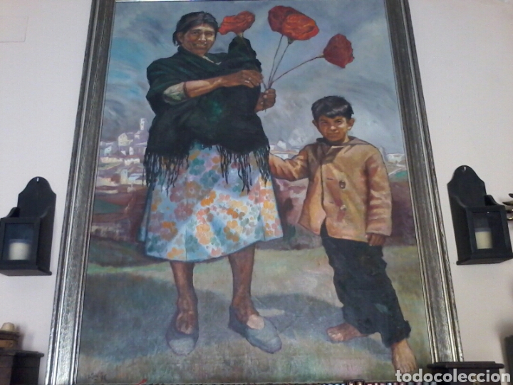 Otros objetos de arte: Cuadro de Indalesio Sobrino. - Foto 1