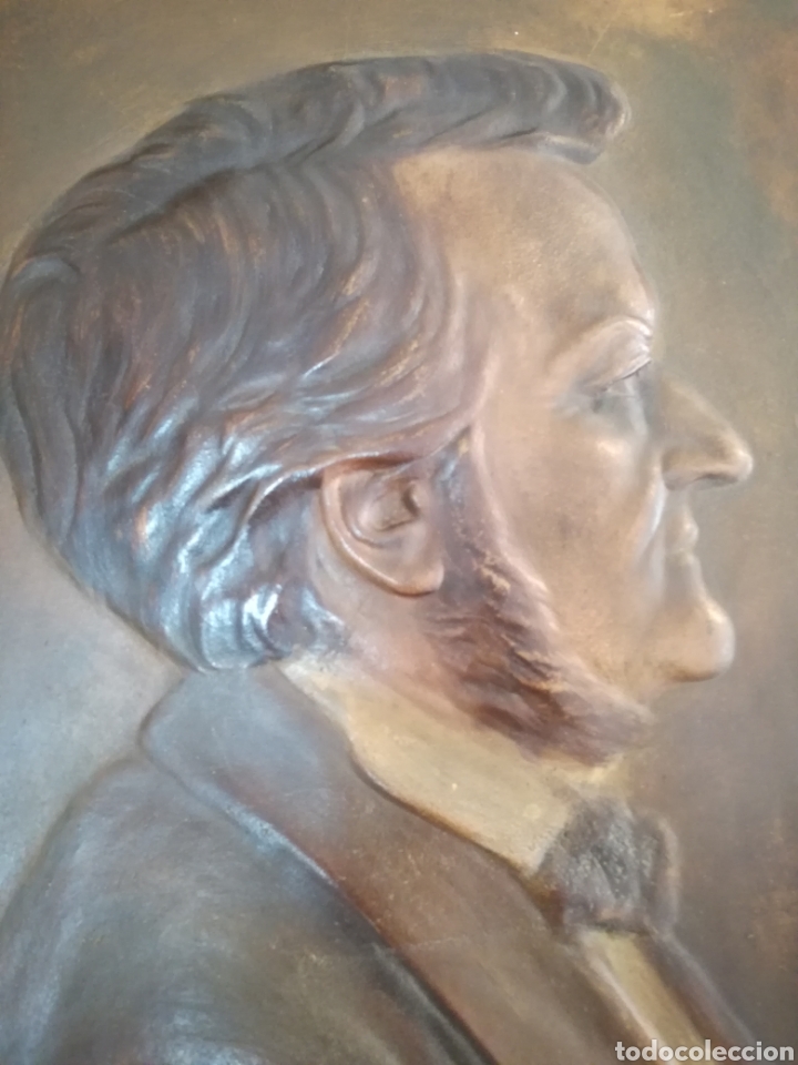 Otros objetos de arte: Antiguo Busto Compositor Richard Wagner. - Foto 5