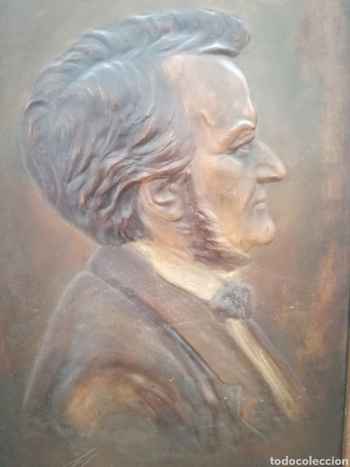Otros objetos de arte: Antiguo Busto Compositor Richard Wagner. - Foto 6