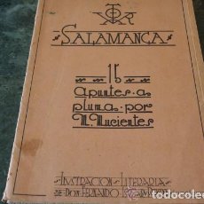 Otros Objetos de Arte: SALAMANCA. 12 APUNTES A PLUMA DE M. MUCIENTES. SALAMANCA, 1941. Lote 126286903