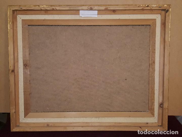 Otros objetos de arte: Cuadro tapiz algod&oacute;n y pan de oro (72 x 92 cm) - Foto 8