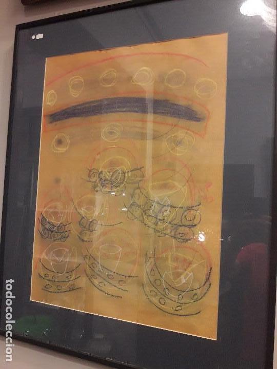 Otros objetos de arte: Abstracto sobre papel y ceras - Foto 1