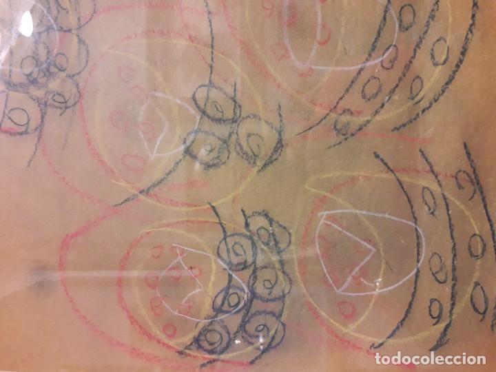 Otros objetos de arte: Abstracto sobre papel y ceras - Foto 3