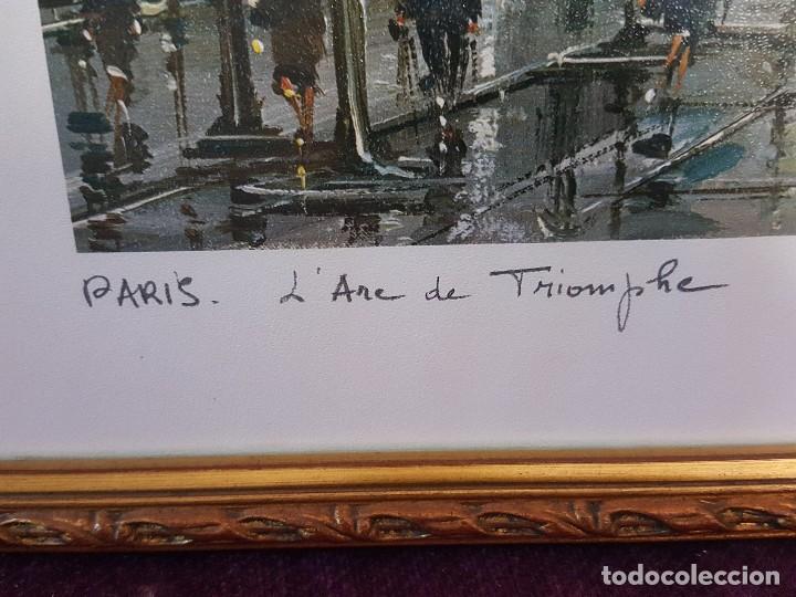 Otros objetos de arte: Cuadro con marco LARC DE TRIOMPHE (PARIS) - Foto 2