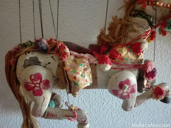 Otros objetos de arte: MARIONETA ARTICULADA DE CABALLO. - Foto 3