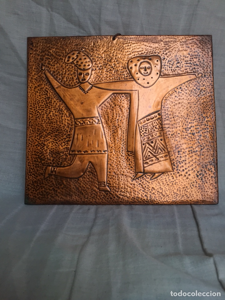 Otros objetos de arte: Cuadro Bucarest cobre - Foto 1