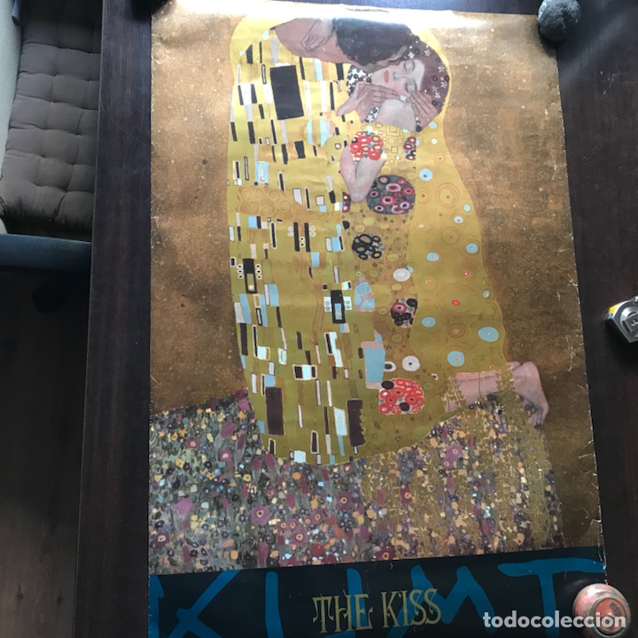 Otros objetos de arte: The kiss. Klimt. 89 x 59 cm - Foto 1