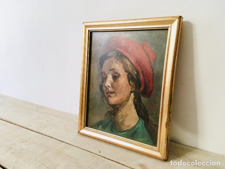 Otros objetos de arte: CUADRO RECTANGULAR DE MADERA Y CRISTAL - MARCO SOPORTE DORADO CON GANCHO PARA PARED - Foto 4