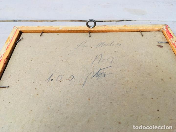 Otros objetos de arte: CUADRO RECTANGULAR DE MADERA Y CRISTAL - MARCO SOPORTE DORADO CON GANCHO PARA PARED - Foto 5