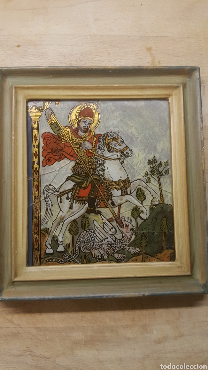 Otros objetos de arte: PINTURA SOBRE CRISTAL - Foto 1
